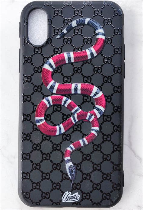 iphone x case gucci snake|authentic gucci phone case.